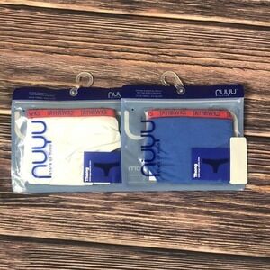 NUYU KU Kansas University Jayhawks Blue White Red NEW Thongs - Set of 2 Large